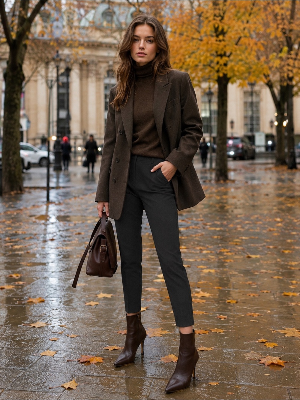 Womens Black Slim Pants